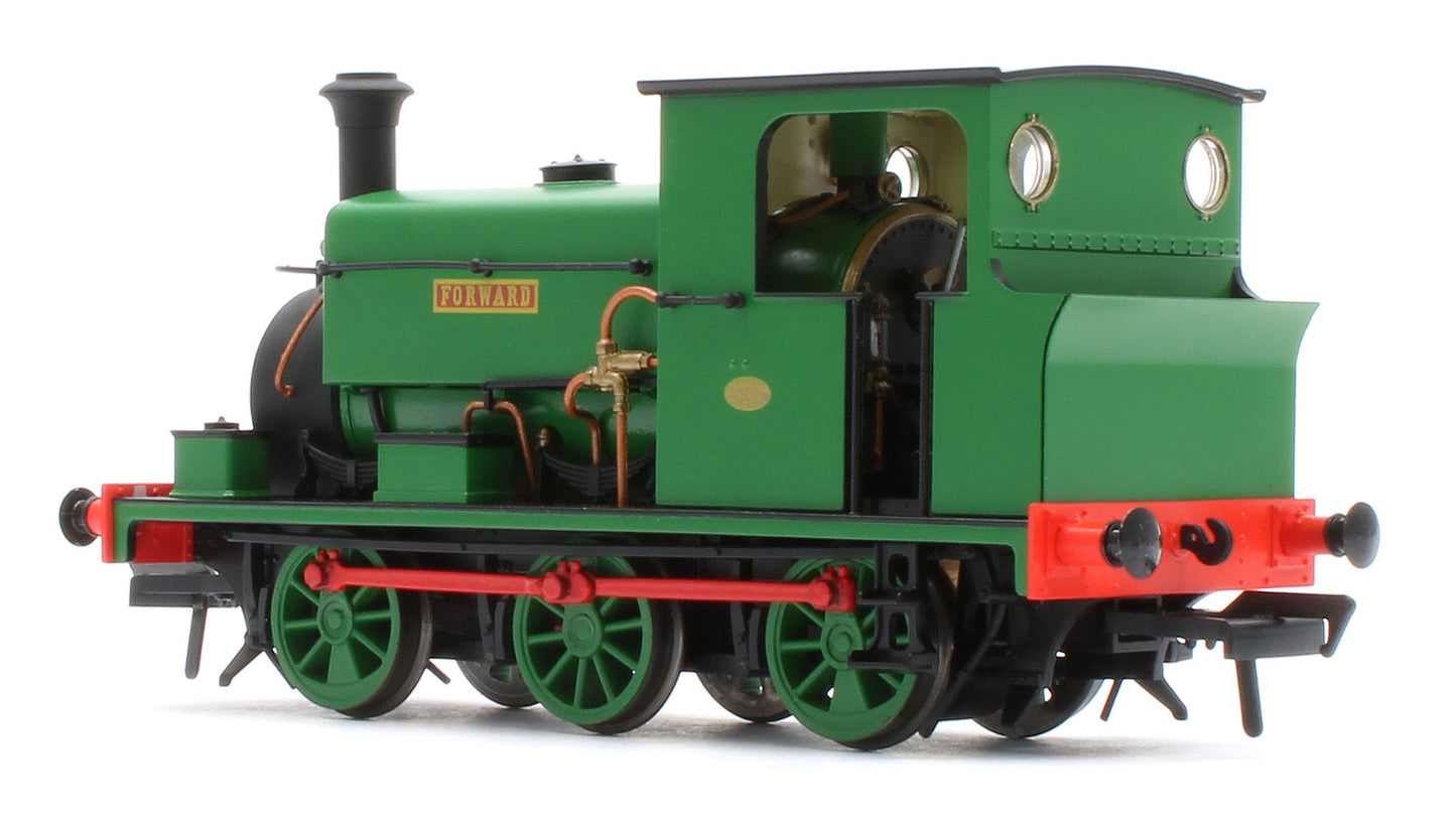 960506 Manning Wardle L Class 'Forward' in Plain Green 0-6-0ST Steam Tank Locomotive - DCC Sound