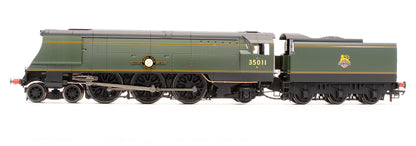 Pre-Owned R3971 BR Merchant Navy Class 4-6-2 'General Steam Navigation' 35011 Steam Locomotive - Metal Bodied