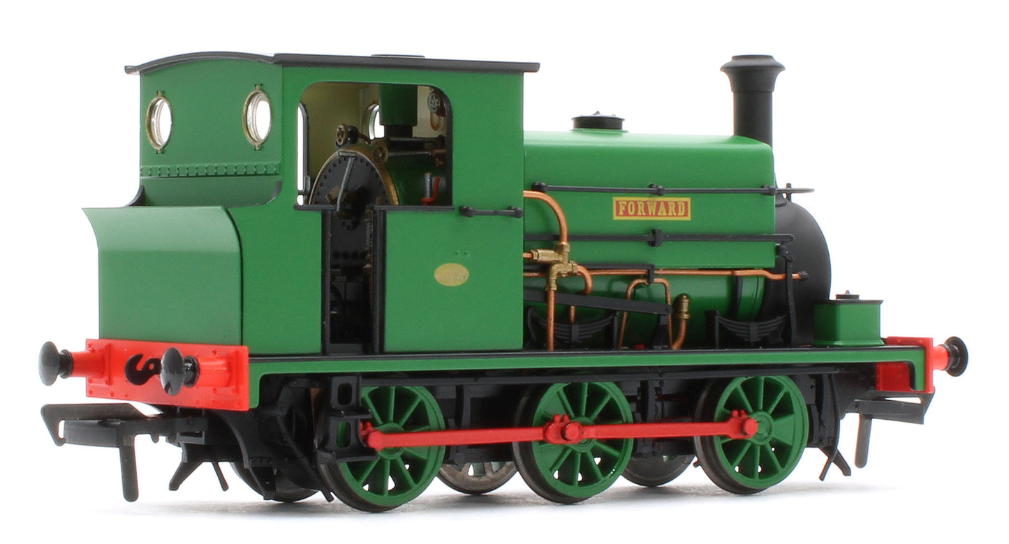 960006 Manning Wardle L Class 'Forward' in Plain Green 0-6-0ST Steam Tank Locomotive