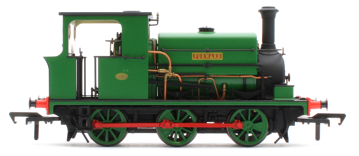 960506 Manning Wardle L Class 'Forward' in Plain Green 0-6-0ST Steam Tank Locomotive - DCC Sound