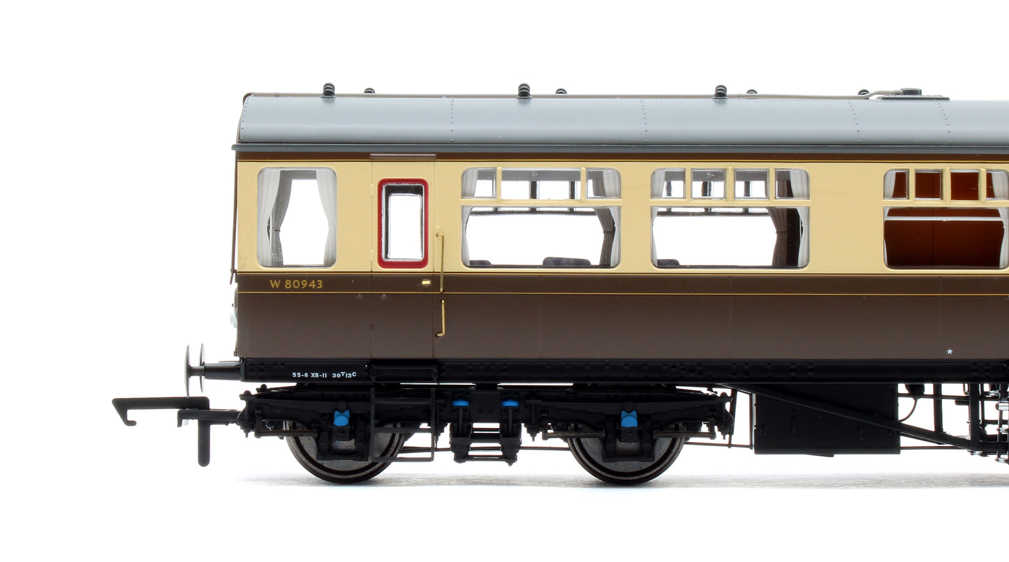 Black Label GWR Great Western Q13 Inspection Saloon, BR WR Chocolate & Cream W80943