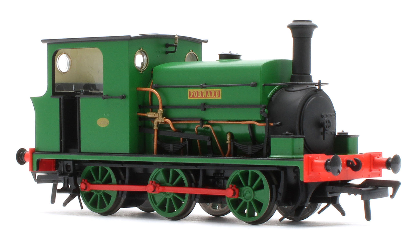 960506 Manning Wardle L Class 'Forward' in Plain Green 0-6-0ST Steam Tank Locomotive - DCC Sound