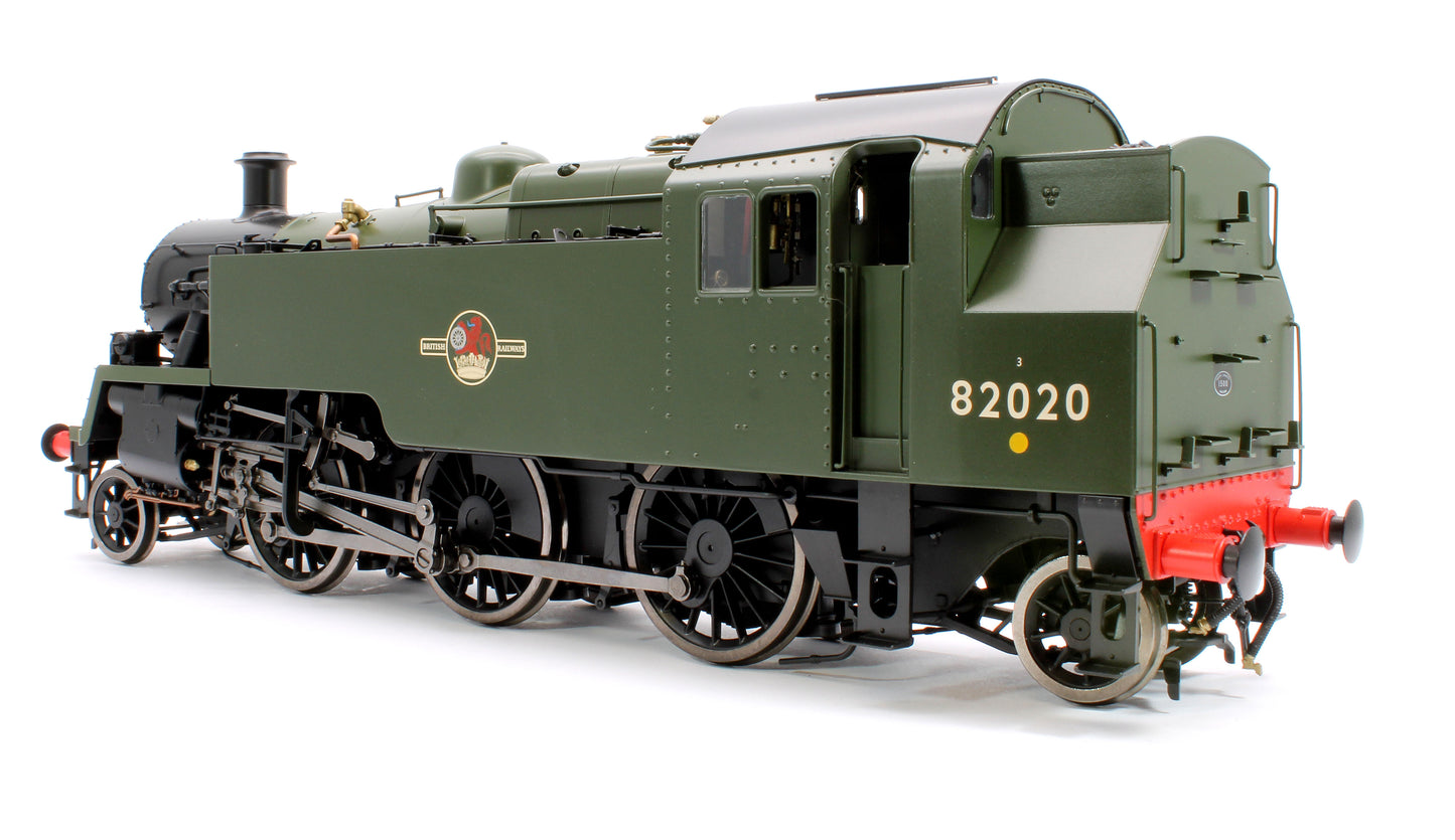 British Railways Standard 3MT 2-6-2T Green Late Crest 82020 - DCC Sound Fitted