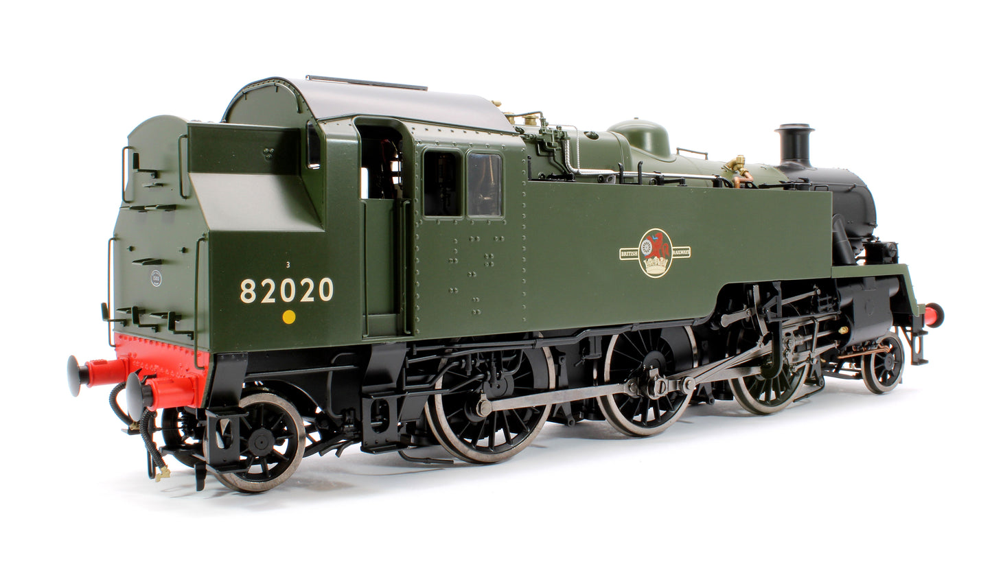 British Railways Standard 3MT 2-6-2T Green Late Crest 82020 - DCC Sound Fitted