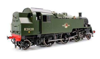 British Railways Standard 3MT 2-6-2T Green Late Crest 82020 - DCC Sound Fitted