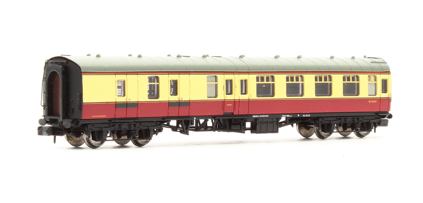 Pre-Owned 374-185A BR Crimson & Cream MK1 BSK Second Brake Corridor Coach 'W 34139'