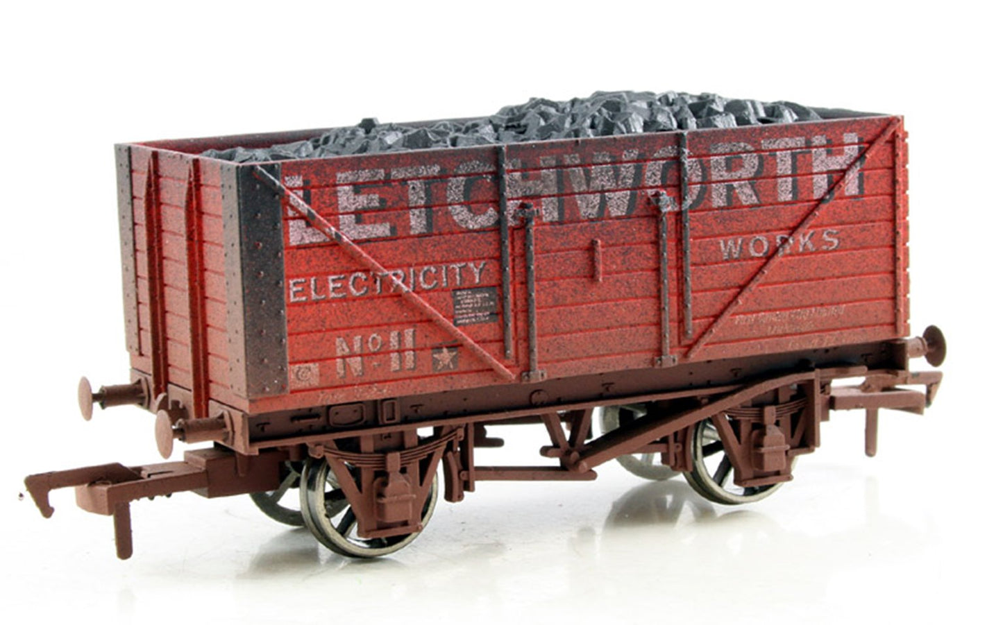 Pre-Owned 4F-080-107 Letchworth 8 Plank Wagon No.11 - Weathered