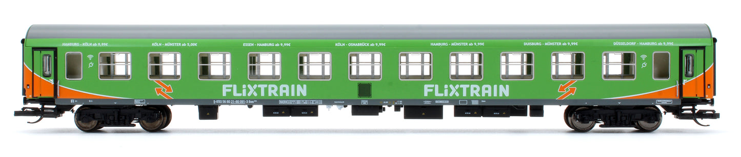 Pre-Owned Set Of 3 Flixtrain Coaches