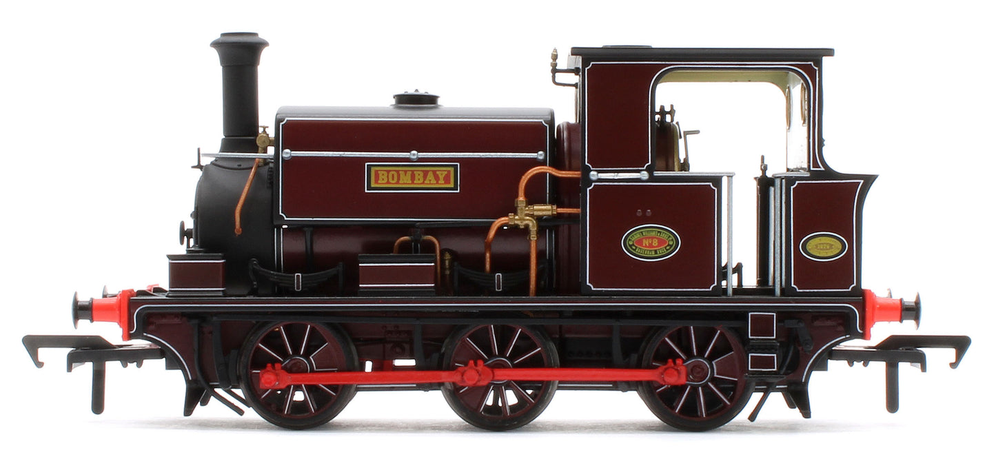 960007 Manning Wardle L Class 'Bombay' in Lined Red 0-6-0ST Steam Tank Locomotive