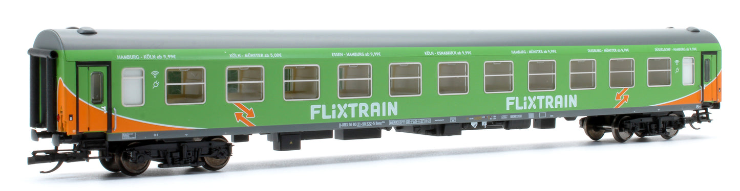 Pre-Owned Set Of 3 Flixtrain Coaches
