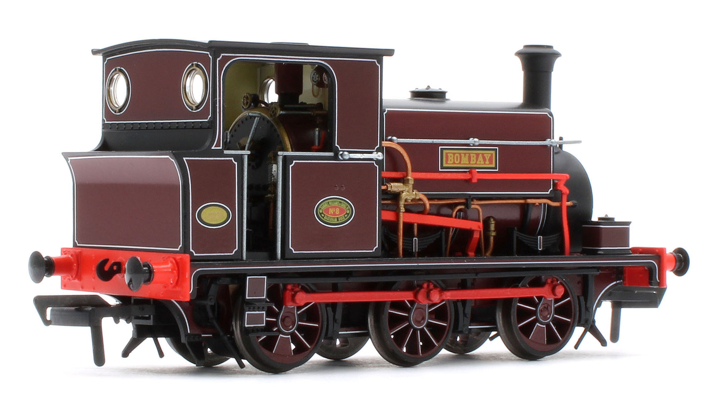 960007 Manning Wardle L Class 'Bombay' in Lined Red 0-6-0ST Steam Tank Locomotive