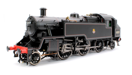 British Railways Standard 3MT 2-6-2T Lined Black Early Crest 82029 - Steam Tank Locomotive