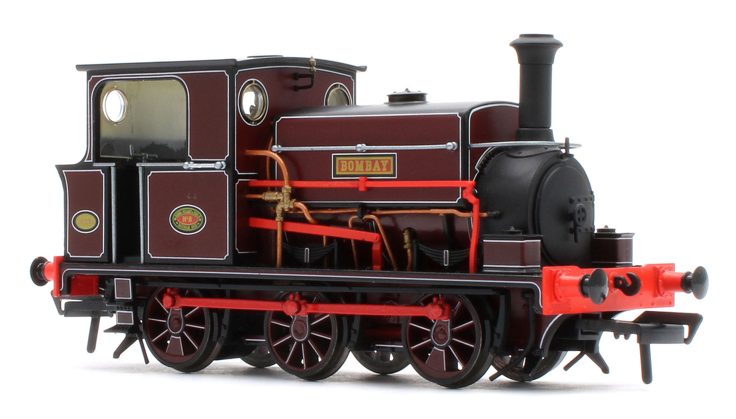 960007 Manning Wardle L Class 'Bombay' in Lined Red 0-6-0ST Steam Tank Locomotive