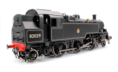 British Railways Standard 3MT 2-6-2T Lined Black Early Crest 82029 - Steam Tank Locomotive - DCC Fitted