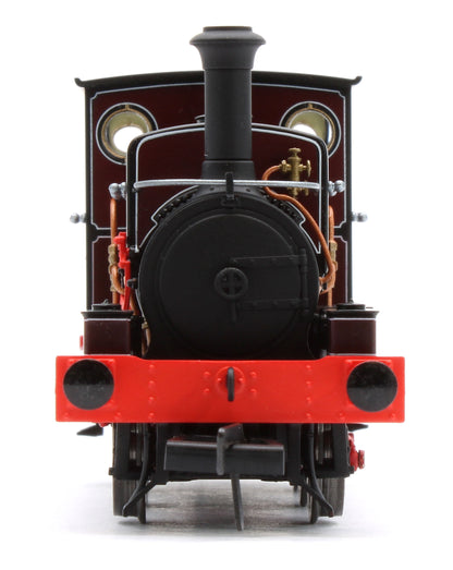 960007 Manning Wardle L Class 'Bombay' in Lined Red 0-6-0ST Steam Tank Locomotive