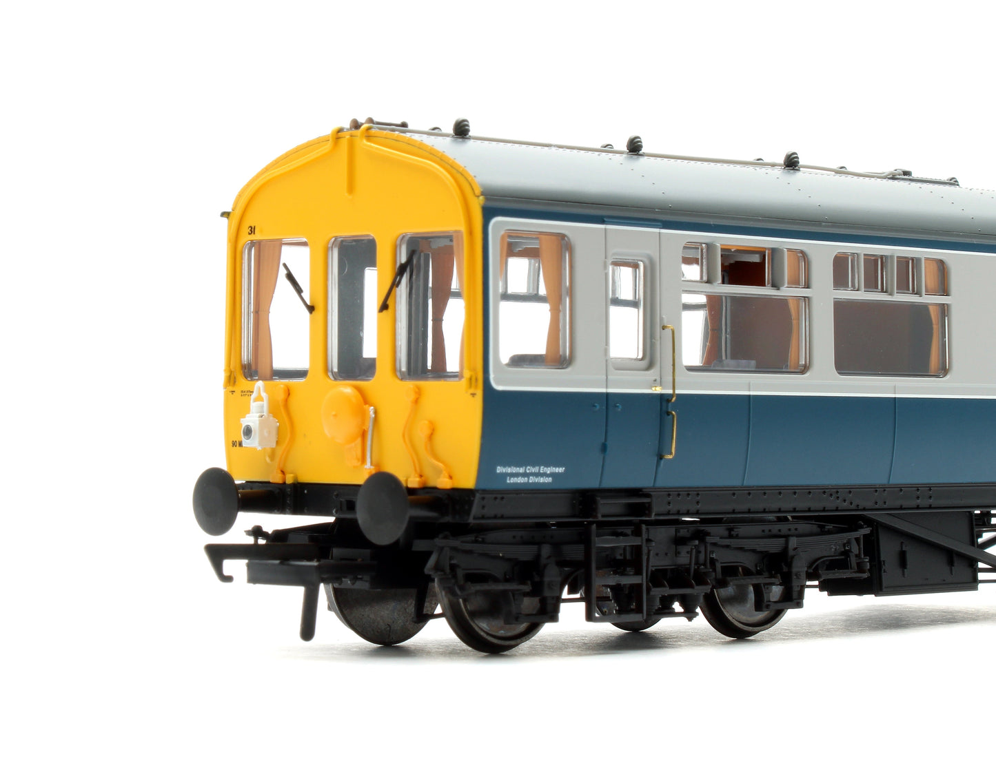 Pre-Owned BL-201-003 Black Label GWR Great Western Q13 Inspection Saloon, BR Blue / Grey ADW 80970
