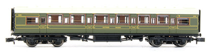 Pre-Owned Maunsell High Window 4 coach Set Lined Olive Green Set # 193
