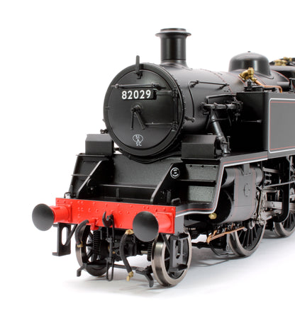 British Railways Standard 3MT 2-6-2T Lined Black Early Crest 82029 - Steam Tank Locomotive - DCC Sound