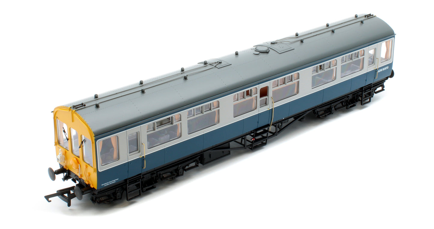 Pre-Owned BL-201-003 Black Label GWR Great Western Q13 Inspection Saloon, BR Blue / Grey ADW 80970