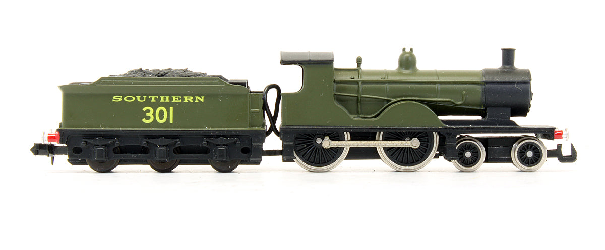 Pre-Owned Ex LSWR Drummond T9 4-4-0 Southern Olive Green '301' Steam Locomotive