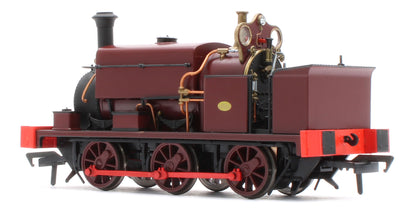 960008 Manning Wardle L Class Unnumbered in Plain Red 0-6-0ST Steam Tank Locomotive