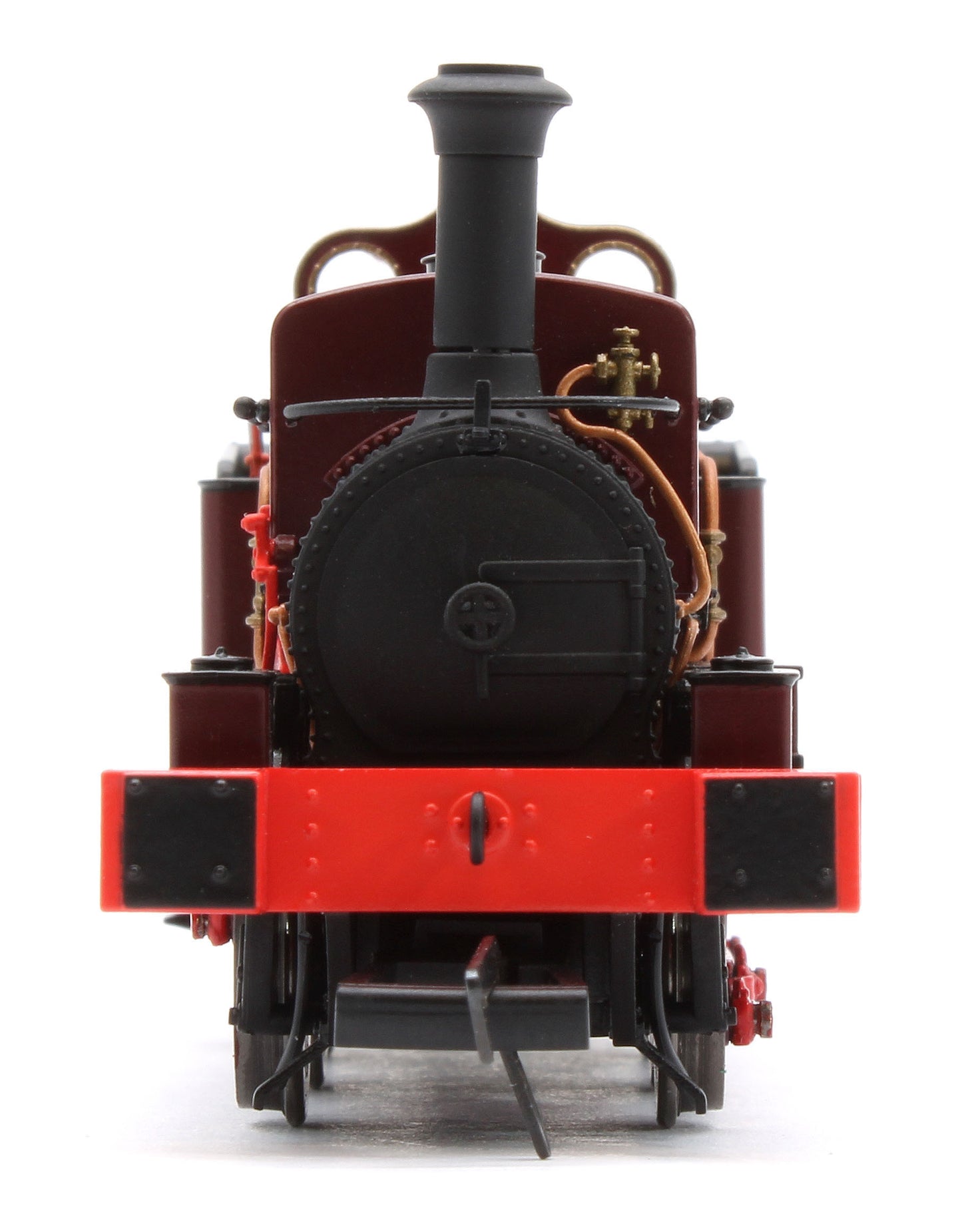 960508 Manning Wardle L Class Unnumbered in Plain Red 0-6-0ST Steam Tank Locomotive - DCC Sound