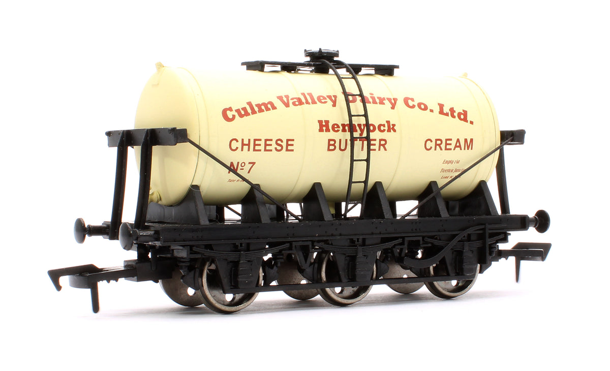Pre-Owned 6 Wheel 20T No.7 Tank Wagon 'Culm Valley Dairy Co.Ltd - Hemyock (Special Edition for Burnham & District MRC