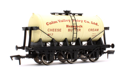 Pre-Owned 6 Wheel 20T No.7 Tank Wagon 'Culm Valley Dairy Co.Ltd - Hemyock (Special Edition for Burnham & District MRC