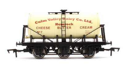 Pre-Owned 6 Wheel 20T No.7 Tank Wagon 'Culm Valley Dairy Co.Ltd - Hemyock (Special Edition for Burnham & District MRC