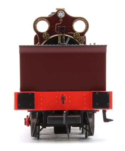 960508 Manning Wardle L Class Unnumbered in Plain Red 0-6-0ST Steam Tank Locomotive - DCC Sound