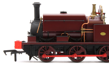 960508 Manning Wardle L Class Unnumbered in Plain Red 0-6-0ST Steam Tank Locomotive - DCC Sound