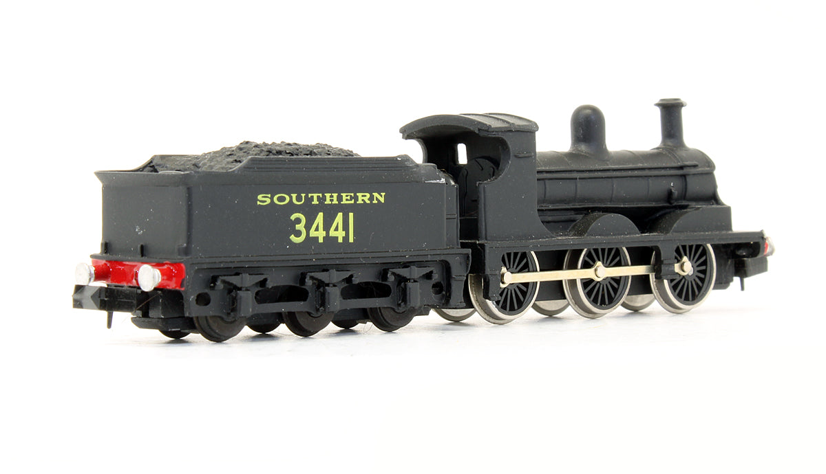 Pre-Owned Ex LSWR Class 0395 0-6-0 Southern Black '3441' Steam Locomotive