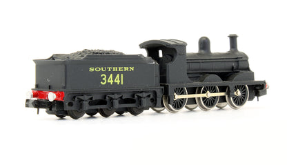 Pre-Owned Ex LSWR Class 0395 0-6-0 Southern Black '3441' Steam Locomotive
