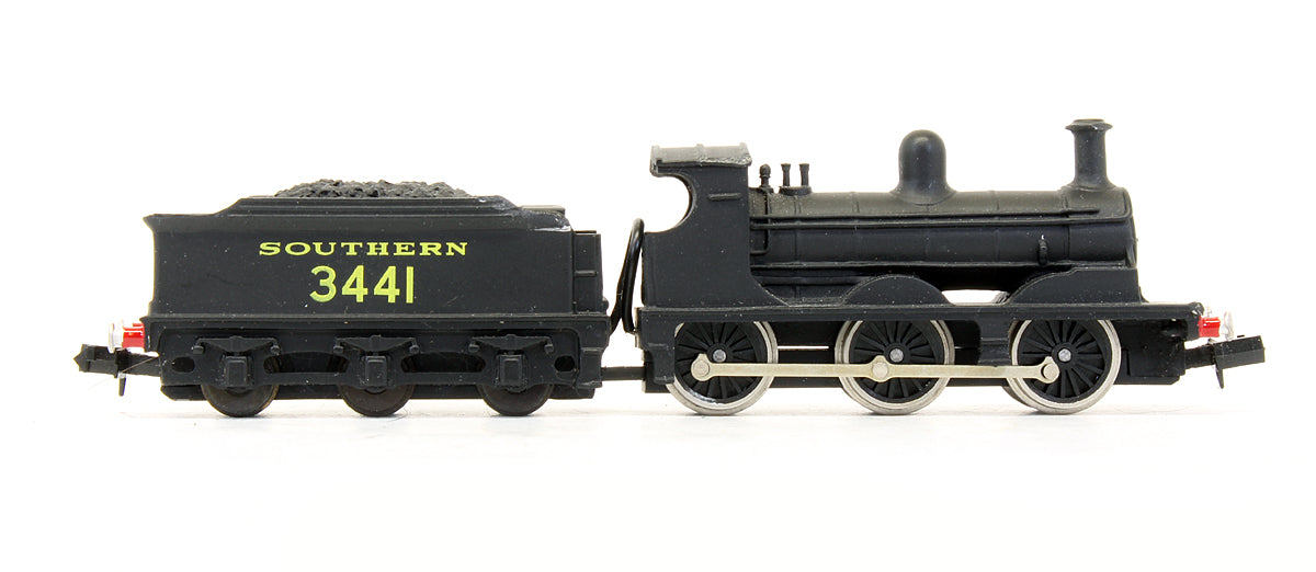 Pre-Owned Ex LSWR Class 0395 0-6-0 Southern Black '3441' Steam Locomotive