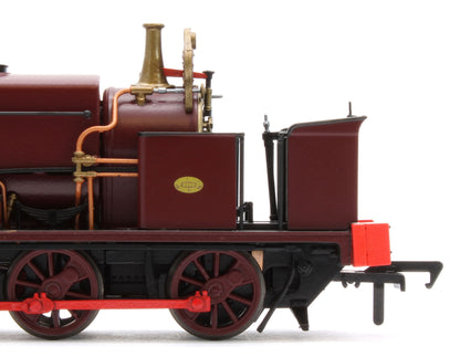 960508 Manning Wardle L Class Unnumbered in Plain Red 0-6-0ST Steam Tank Locomotive - DCC Sound