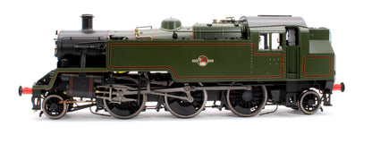 British Railways Standard 3MT 2-6-2T Lined Green Late Crest Unnumbered - Steam Tank Locomotive - DCC Sound