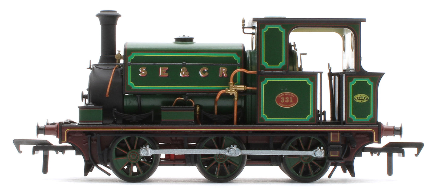960509 Manning Wardle L Class 'What If' SECR No.331 Fully Lined Wainwright Green 0-6-0ST Steam Tank Locomotive - DCC Sound