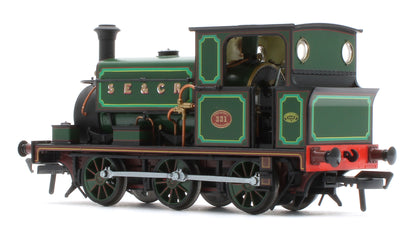 960509 Manning Wardle L Class 'What If' SECR No.331 Fully Lined Wainwright Green 0-6-0ST Steam Tank Locomotive - DCC Sound