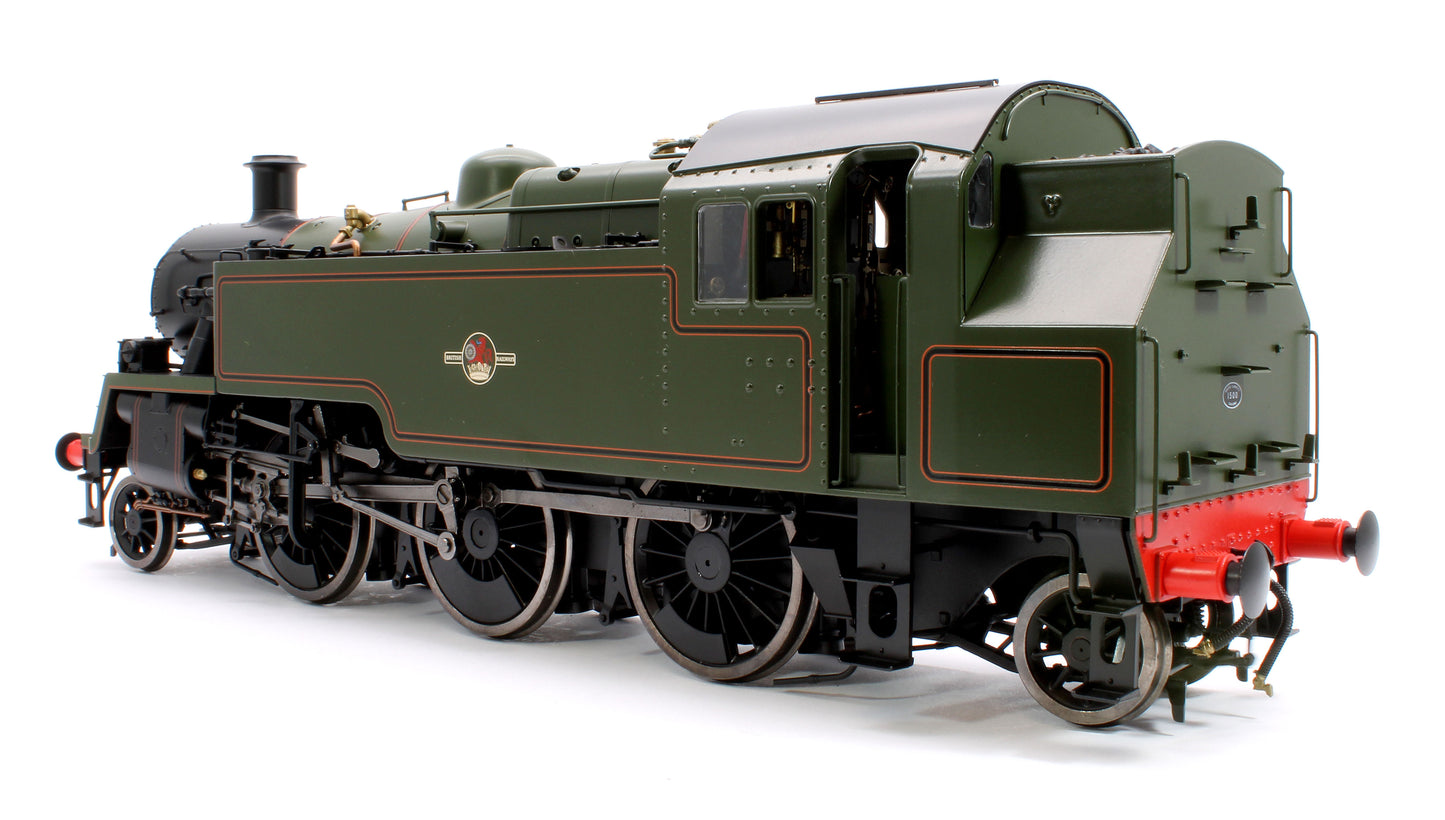 British Railways Standard 3MT 2-6-2T Lined Green Late Crest Unnumbered - Steam Tank Locomotive - DCC Sound