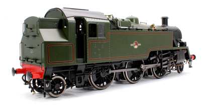 British Railways Standard 3MT 2-6-2T Lined Green Late Crest Unnumbered - Steam Tank Locomotive