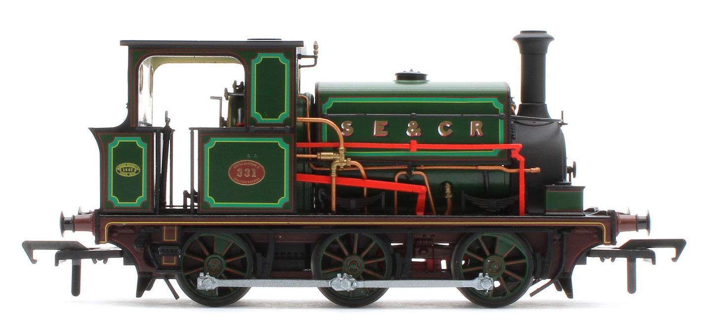 960509 Manning Wardle L Class 'What If' SECR No.331 Fully Lined Wainwright Green 0-6-0ST Steam Tank Locomotive - DCC Sound