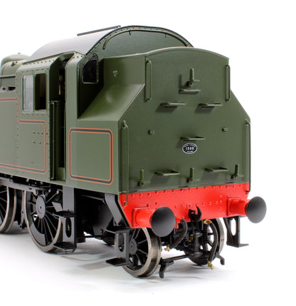 British Railways Standard 3MT 2-6-2T Lined Green Late Crest Unnumbered - Steam Tank Locomotive