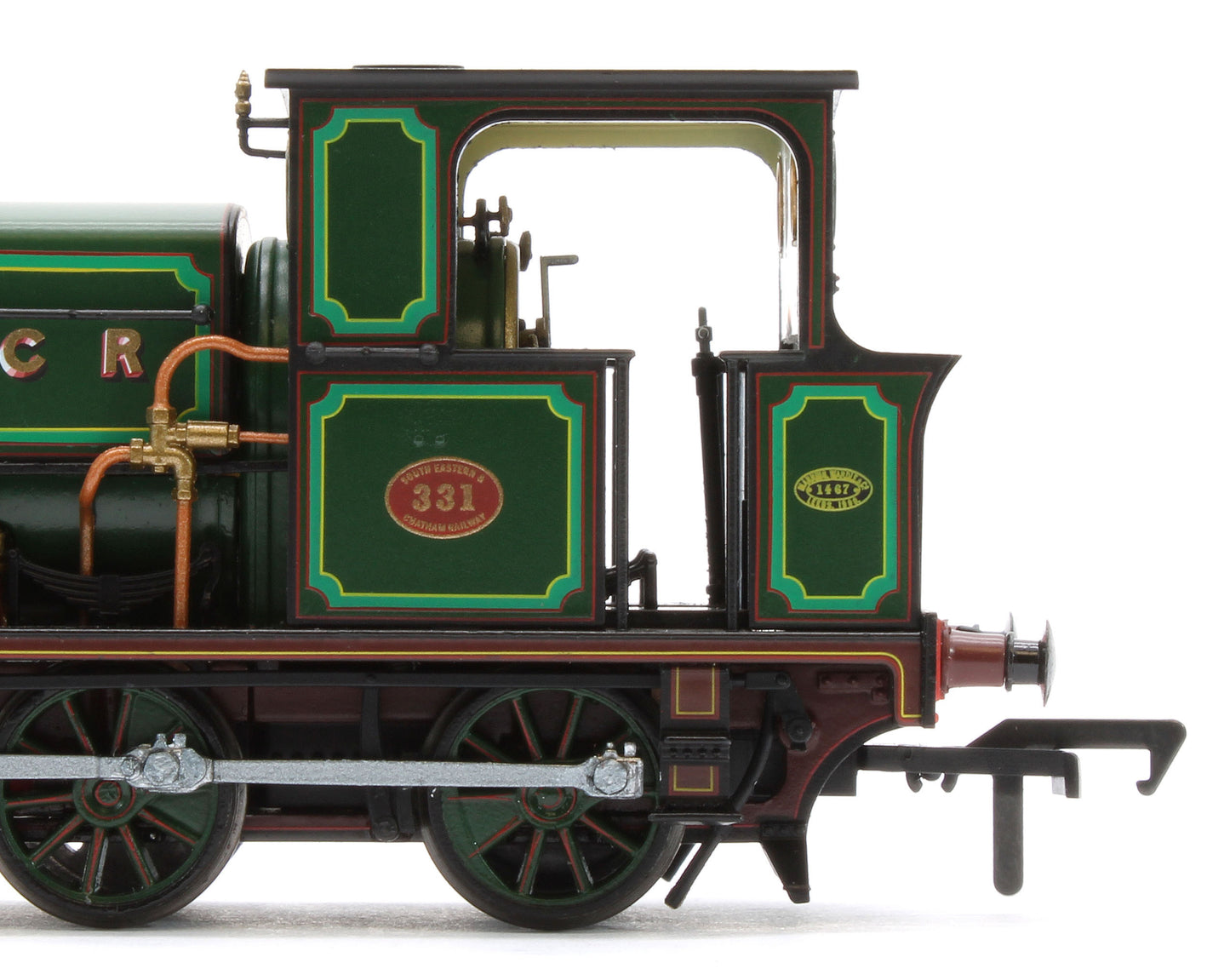 960009 Manning Wardle L Class 'What If' SECR No.331 Fully Lined Wainwright Green 0-6-0ST Steam Tank Locomotive