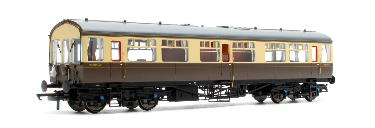 Black Label GWR Great Western Q13 Inspection Saloon, GWR Chocolate & Cream As Preserved on the NYMR W80974W