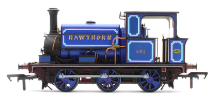 960010 Manning Wardle L Class 'What If' ‘Hawthorn’ No. 481 Bluebell Railway Blue 0-6-0ST Steam Tank Locomotive