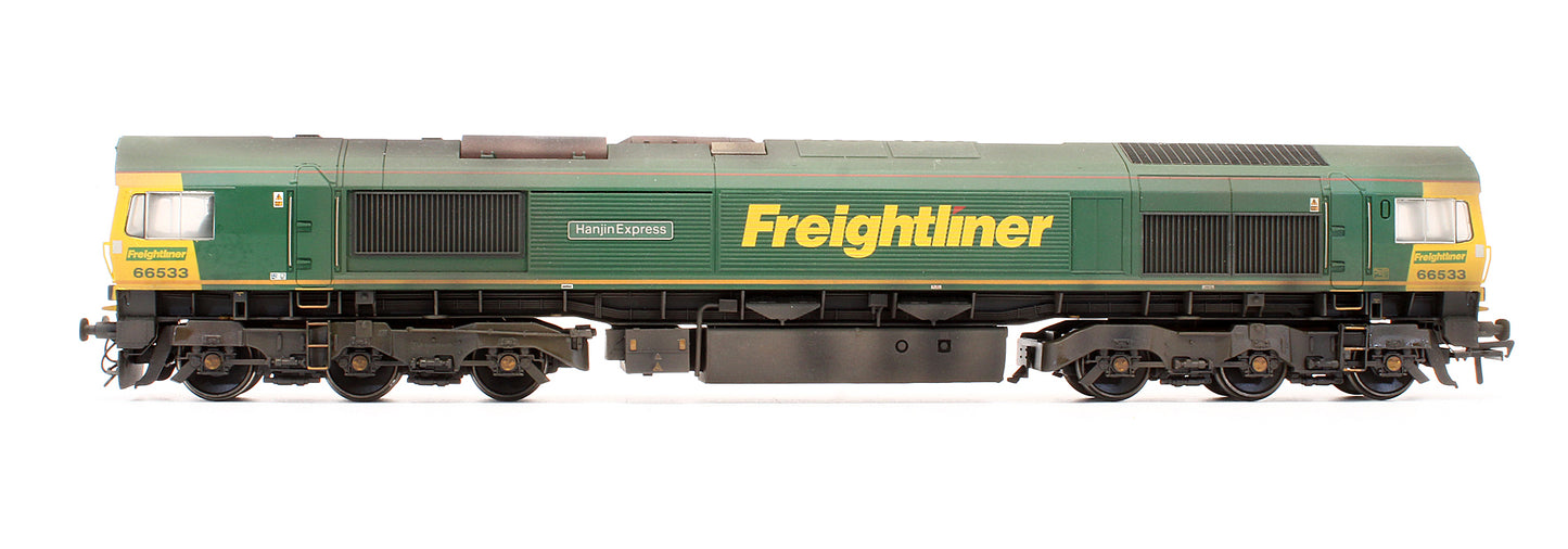 Pre-Owned Class 66533 'Senator Express' / 'Hanjin Express' Freightliner Diesel Locomotive - Renamed & Weathered