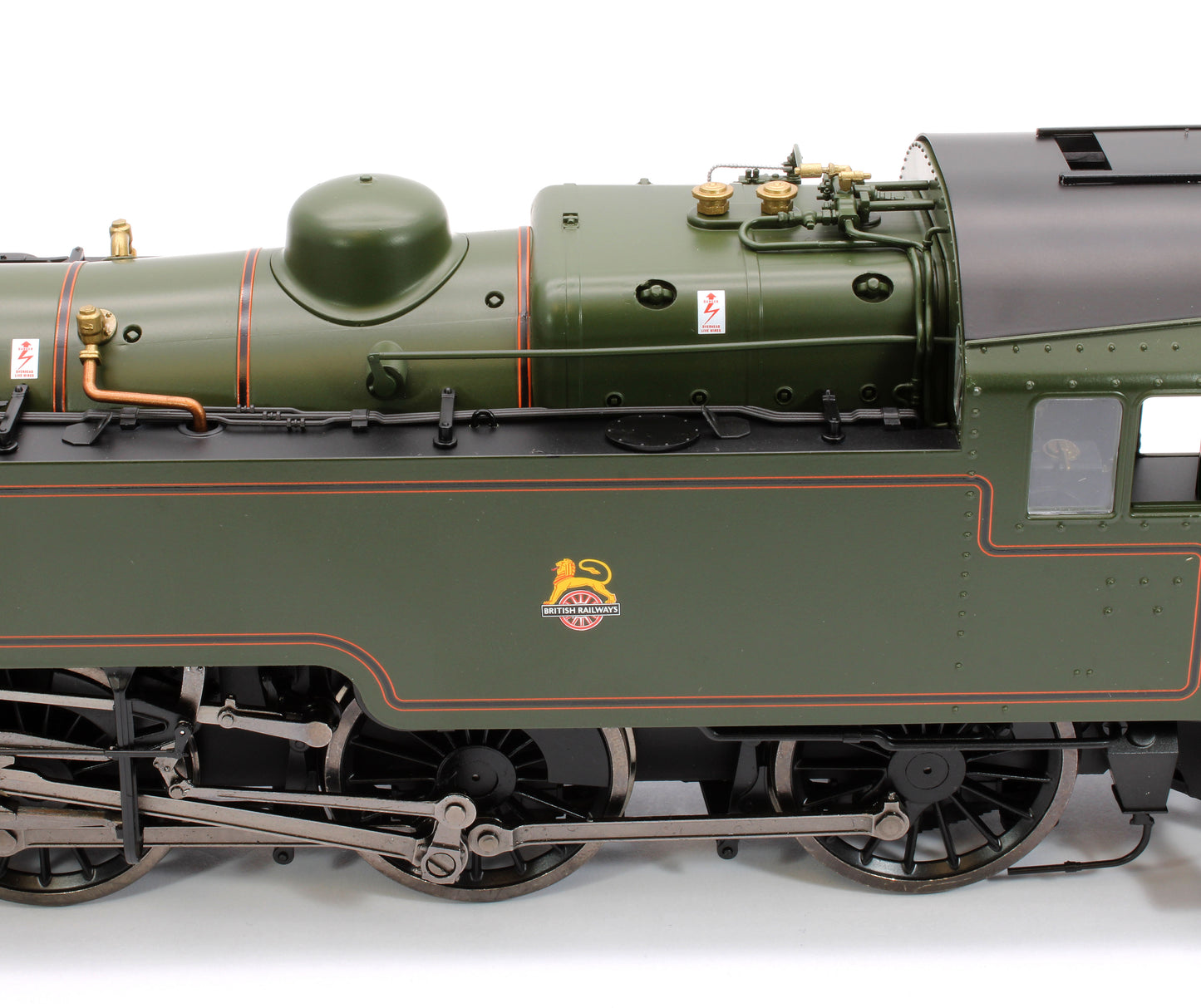 British Railways Standard 3MT 2-6-2T Lined Green Early Crest 82003 - Steam Tank Locomotive - DCC Sound