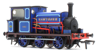 960510 Manning Wardle L Class 'What If' ‘Hawthorn’ No. 481 Bluebell Railway Blue 0-6-0ST Steam Tank Locomotive - DCC Sound