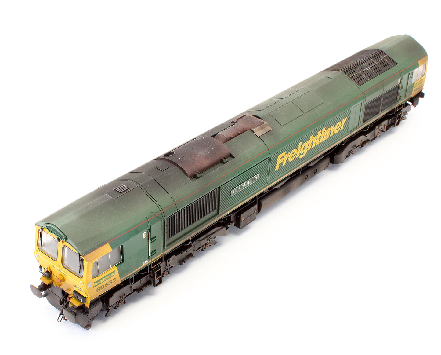 Pre-Owned Class 66533 'Senator Express' / 'Hanjin Express' Freightliner Diesel Locomotive - Renamed & Weathered