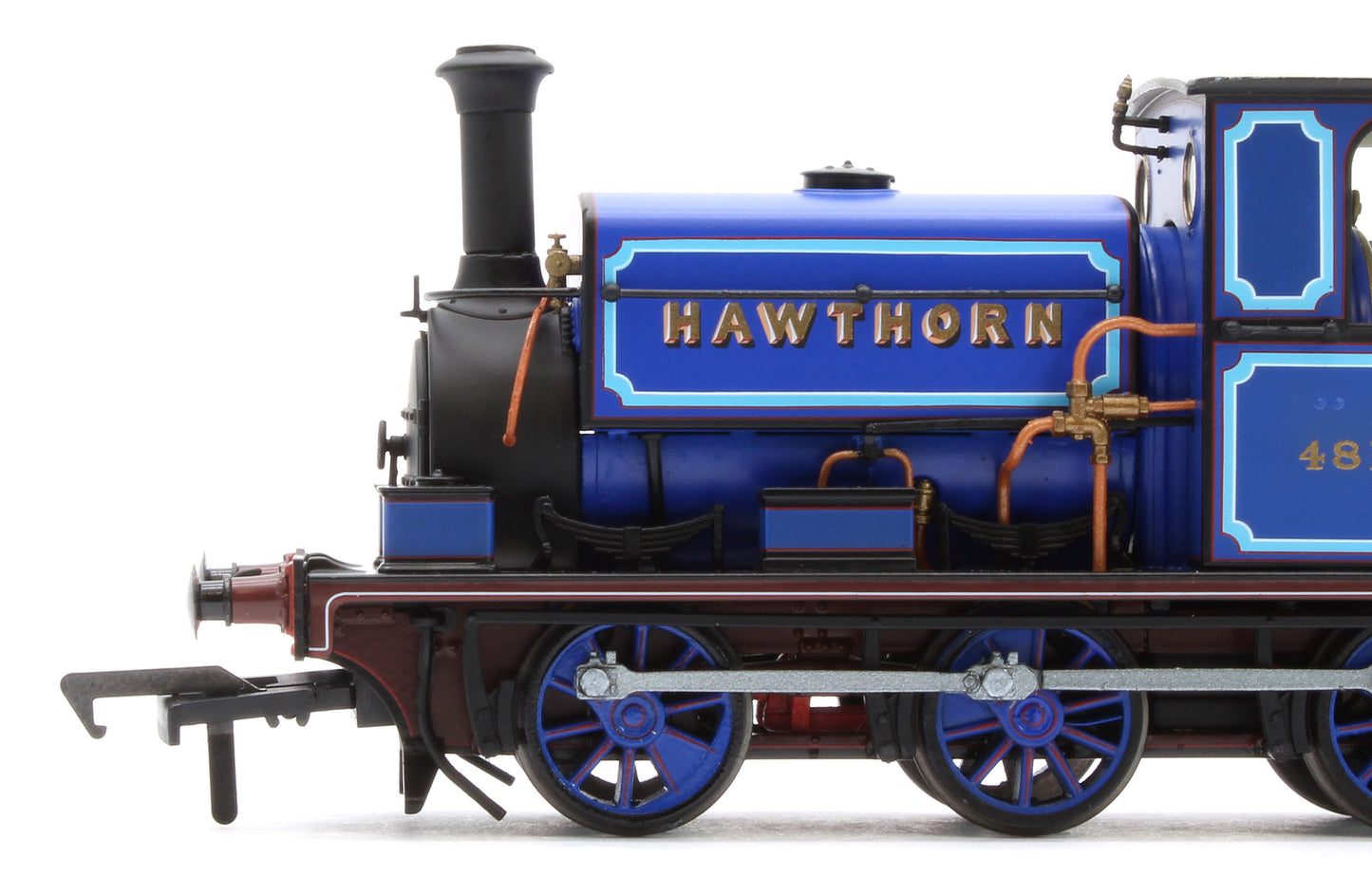 960510 Manning Wardle L Class 'What If' ‘Hawthorn’ No. 481 Bluebell Railway Blue 0-6-0ST Steam Tank Locomotive - DCC Sound
